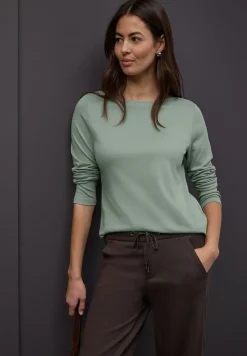 Shirt in effen kleur