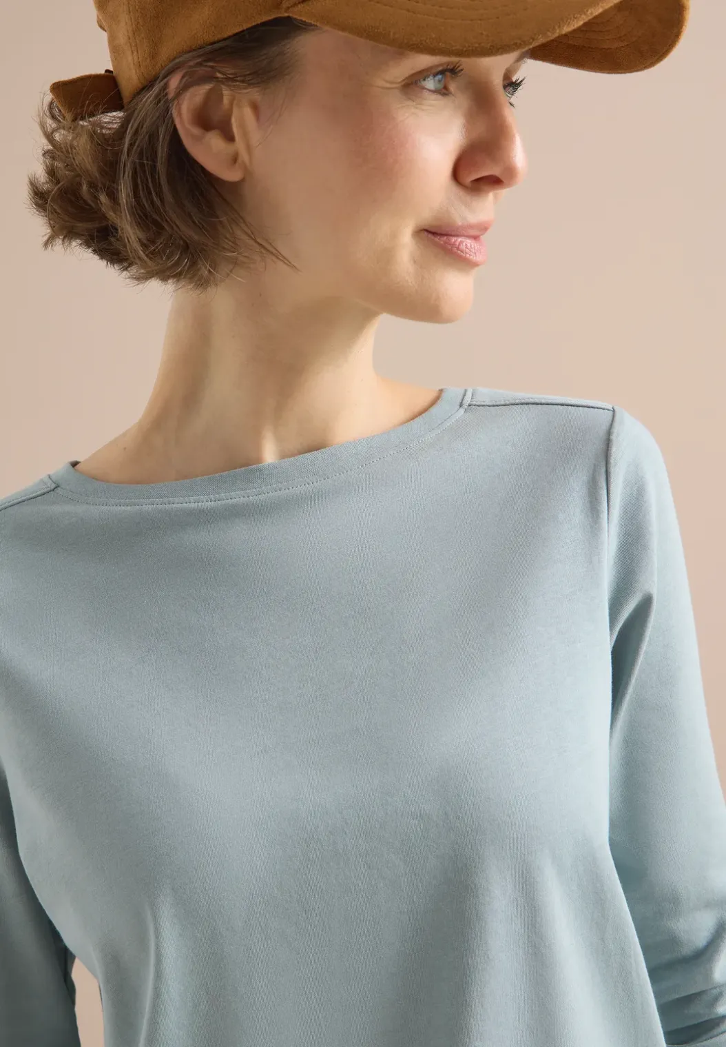 Shirt in effen kleur