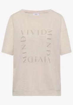 Shirt in linnen look