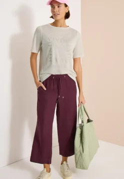 Shirt in linnen look