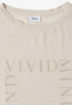 Shirt in linnen look