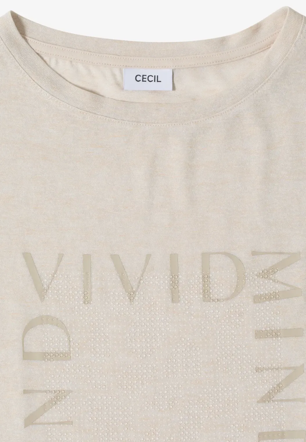 Shirt in linnen look