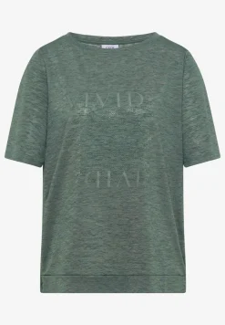 Shirt in linnen look