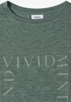 Shirt in linnen look