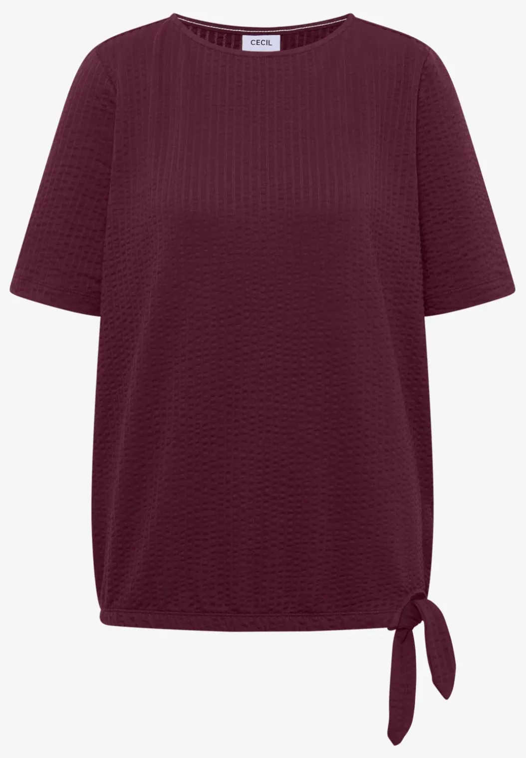 Shirt in seersucker stof
