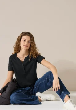 Shirt in tuniek-look
