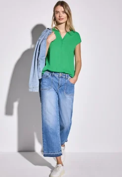 Shirt in tuniek-look