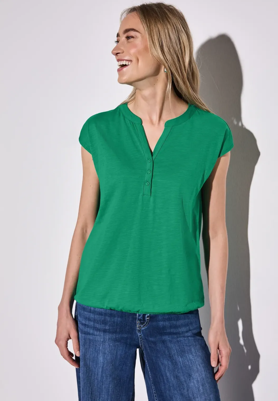Shirt in tuniek-look