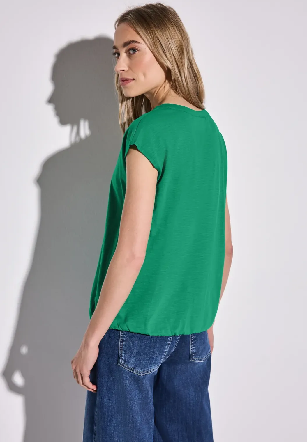 Shirt in tuniek-look