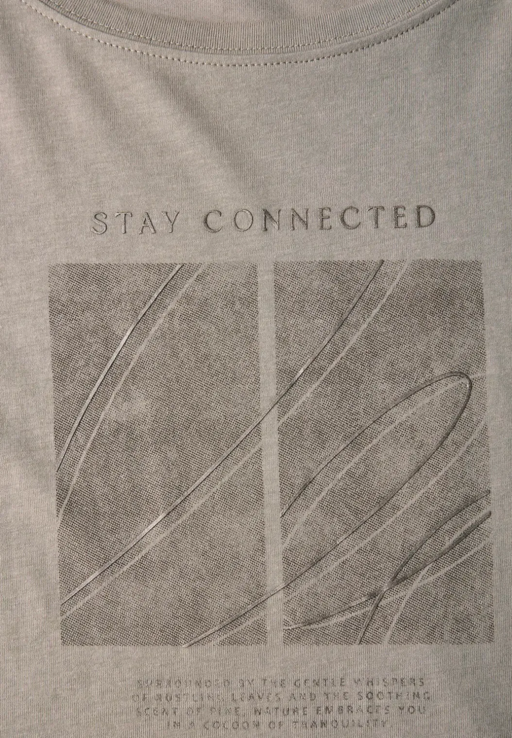 Shirt met artwork en omslag