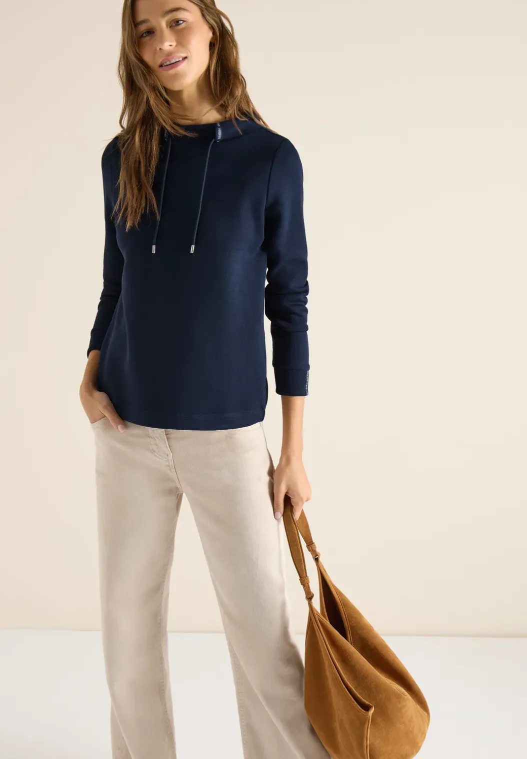 Shirt met banddetail