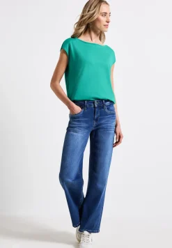 Shirt met boothals