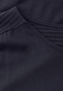 Shirt met burn-out details
