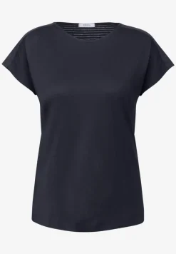 Shirt met burn-out details