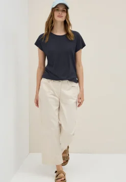 Shirt met burn-out details
