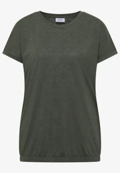 Shirt met burn-out look
