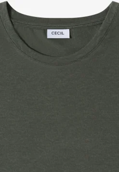 Shirt met burn-out look