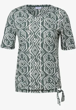 Shirt met burn-out look