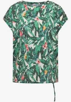 Shirt met burn-out look