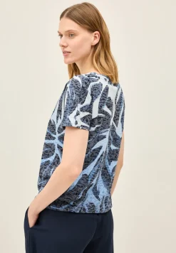 Shirt met Burnout patroon