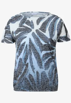 Shirt met Burnout patroon
