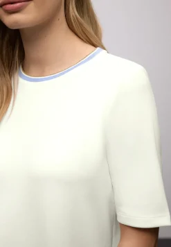 Shirt met contrastdetail