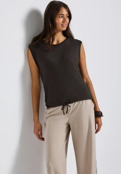 Shirt met decoratieve banden