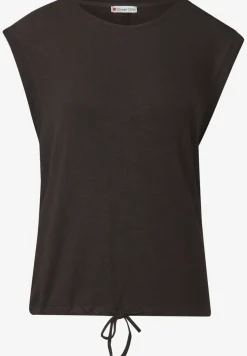 Shirt met decoratieve banden