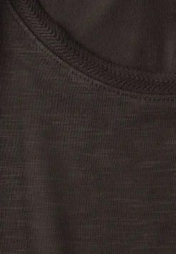 Shirt met decoratieve banden