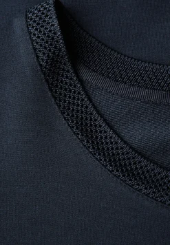 Shirt met decoratieve halslijn