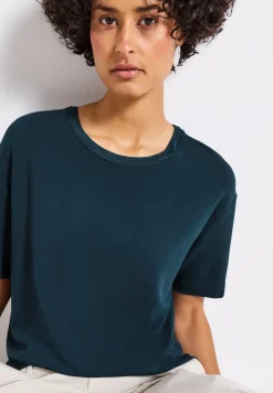 Shirt met decoratieve halslijn