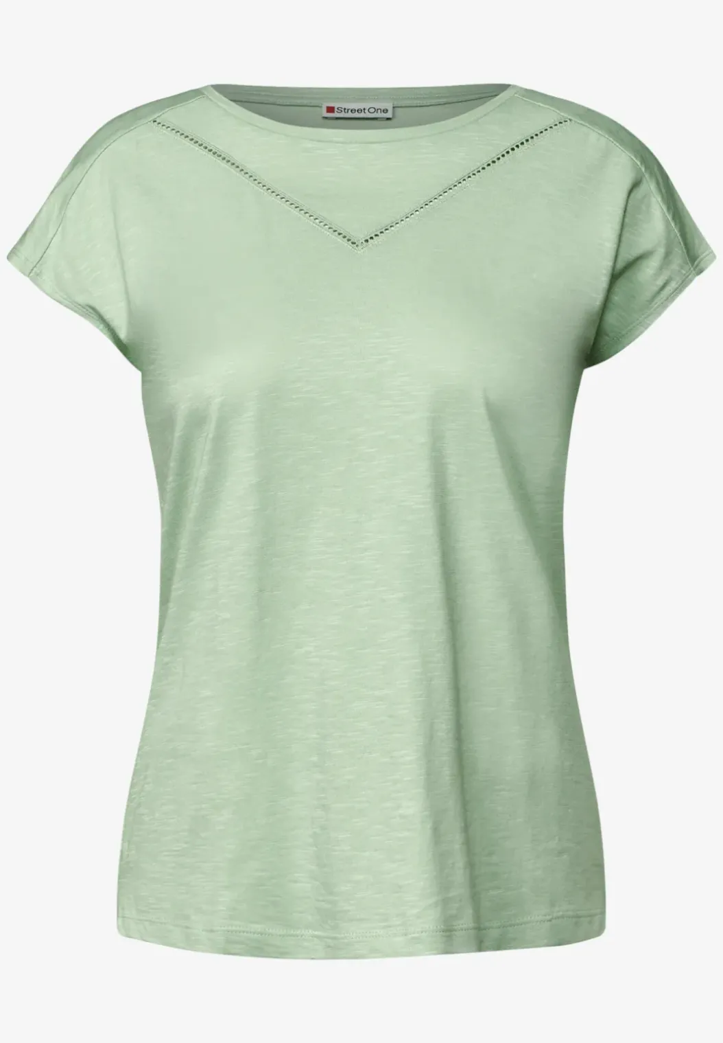 Shirt met decoratieve tape