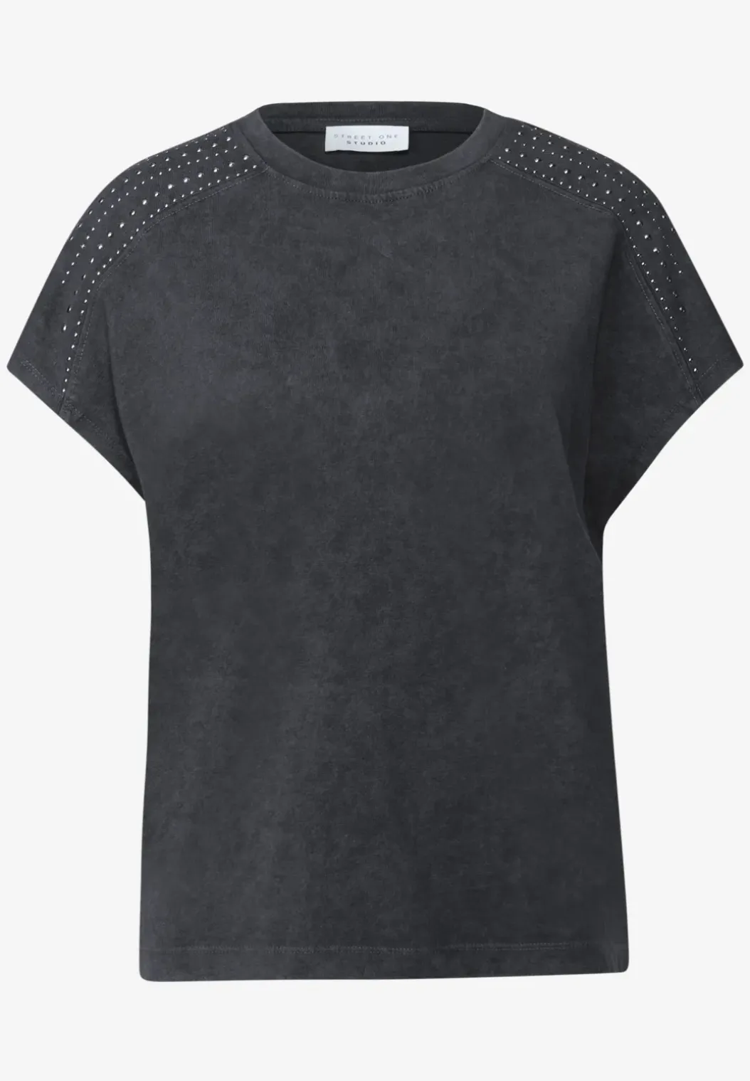 Shirt met edelstenen