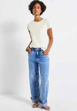 Shirt met edelstenen