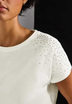Shirt met edelstenen