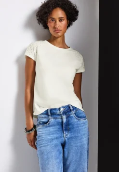Shirt met edelstenen