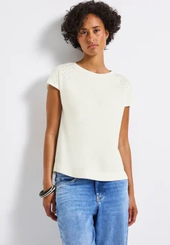 Shirt met edelstenen