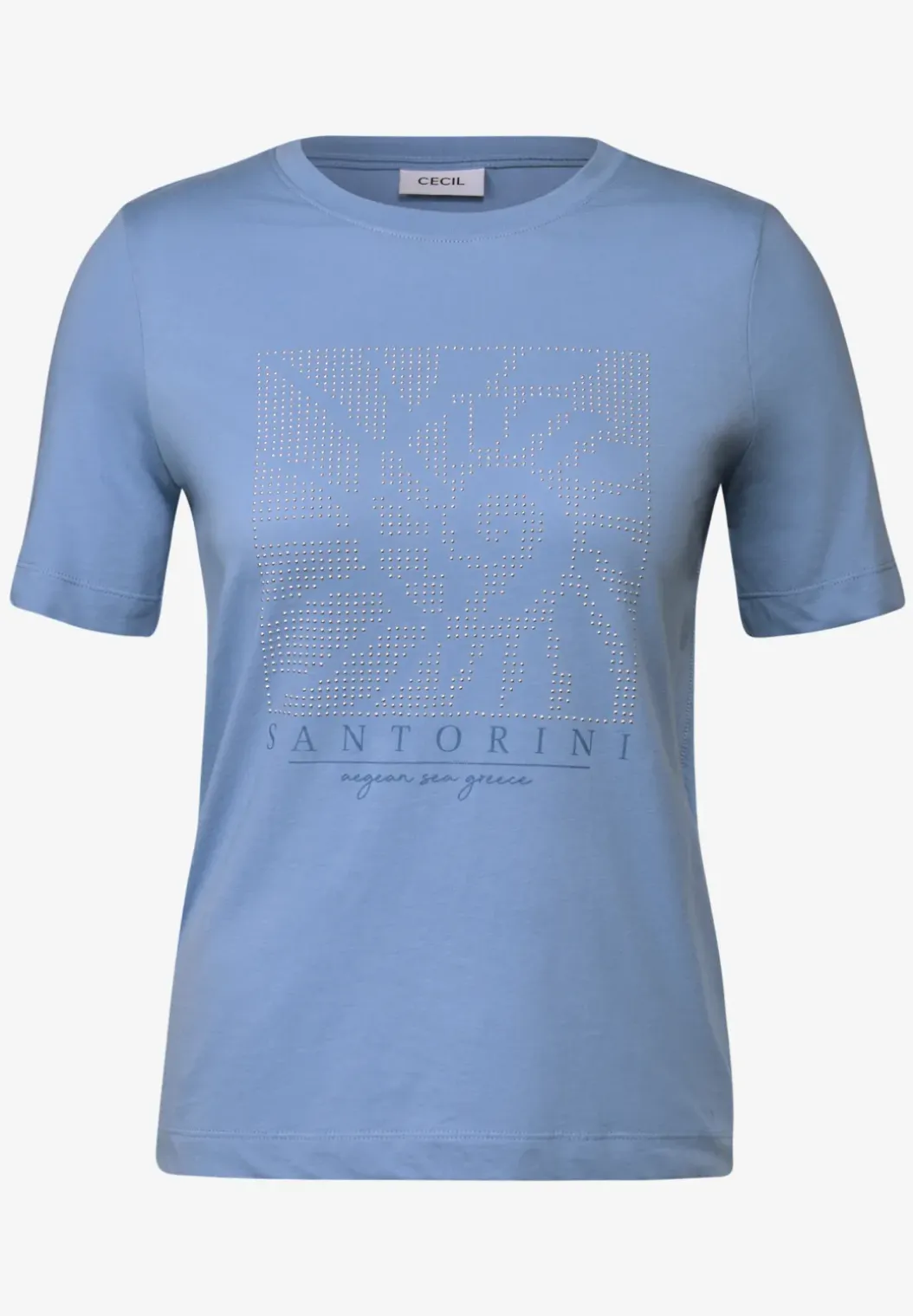 Shirt met edelstenen