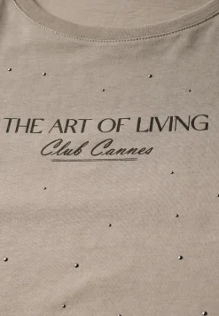 Shirt met edelstenen