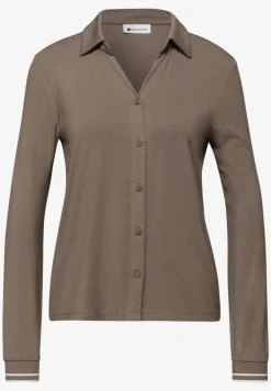 Shirt met een blouse-look