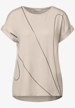 Shirt met fijne lijntjes