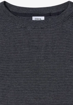 Shirt met fijne strepen