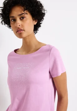 Shirt met foliedruk