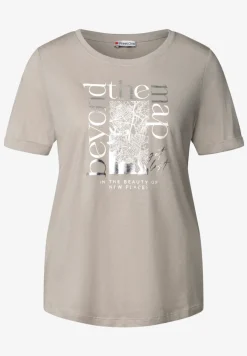 Shirt met foliedruk