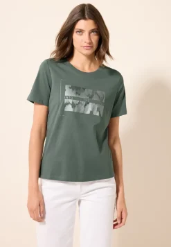 Shirt met foliedruk