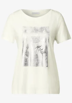 Shirt met foliedruk