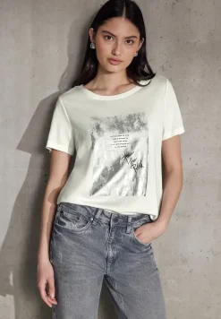 Shirt met foliedruk