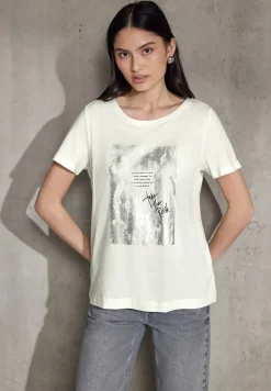 Shirt met foliedruk
