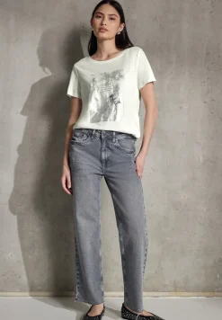 Shirt met foliedruk