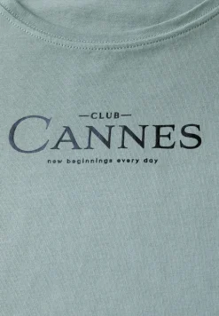 Shirt met folietekst